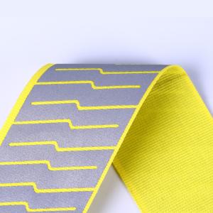 Wholesale Custom Jacquard Debossed Logo Woven Polyester Nylon Reflective Webbing