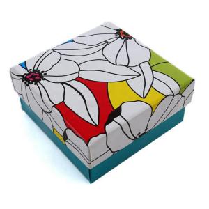 Wholesale custom logo recyclable factory price Colorful cardboard gift box with