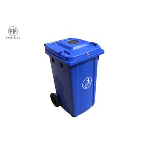 100 Lt Plastic Rubbish Bins Waste Wheelie Bin 120 Litre With Lock And Rubber