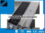 Hitechled 60W All in one Solar LED Street Light | Luminaria Solar Todo en uno