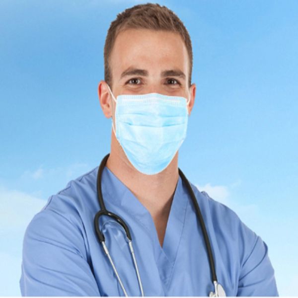 Buy 3 Ply Non Woven Face Masks With Earloop High Protective FDA CE Certified at wholesale prices