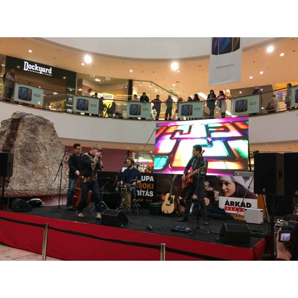 Die Casting Aluminum Colorful Image Indoor Led Screen Rental 500x500mm P3.91 Panel