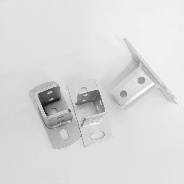 Buy Post Bases Single Strut Channel Fittings 8in Electroplated 6 Holes at wholesale prices