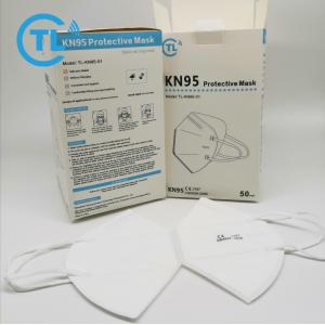 Stock KN95 Folding Breathing 5Ply KN95 Face Dust Mask