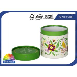 Small Round Kraft Paper Tube Packaging Can / Cardboard Packaging Tubes with Logo Printing