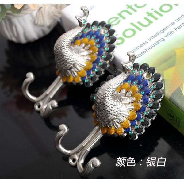 High quality classical customized metal zinc alloy curtain hooks for home decorations