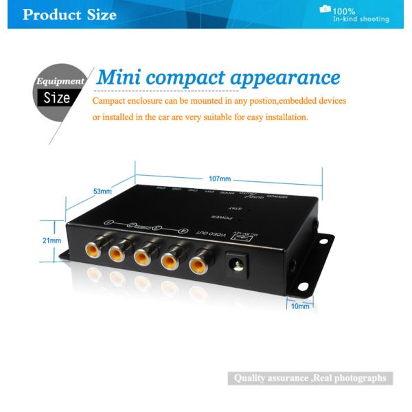 SUNTA-LUHOOVISION-4CH-Real-Time-Mini-Car-driving-recorder-size