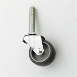 Quality 2.5&quot; Threaded Home Caster Wheels Office Chair Casters For Hardwood Floors for sale