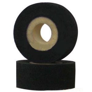 Black 25mm width 120M batch coding machine ribbon hot stamping foil