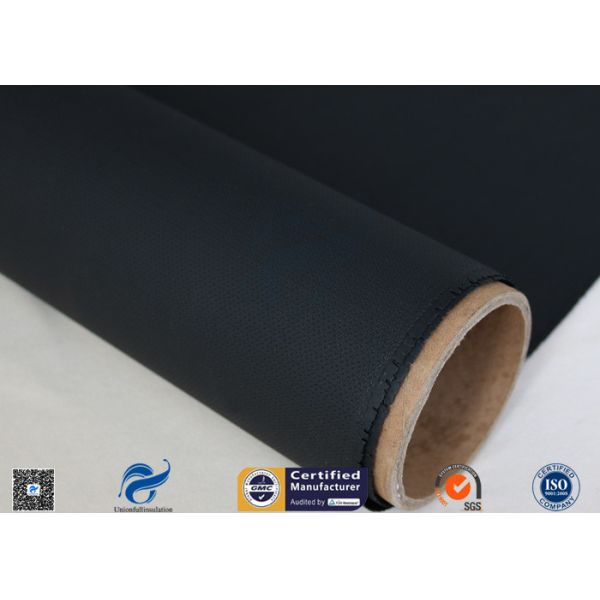 260℃ Satin Weave 80/80g Coating C-glass Silicone Coated Fiberglass Fabric 0.45mm