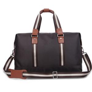 Personalized Luxury Travel Duffel Bags for Men with Leather Handles