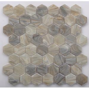 Quality Latest Glazed Mosaic Tile with Hexagon Shape for sale