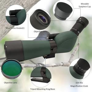 Porro Prism Bird Watching Spotting Scope 15-45x60 Waterproof
