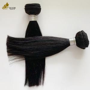 10inch Virgin Human Hair Natural Black Straight Hair Bundles With 10inch HD 2*6