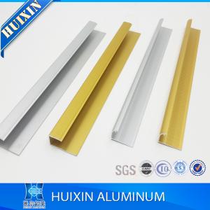 China 6061/6063 Series Aluminum Edge Protection and Transition Profiles with L Shape on sale