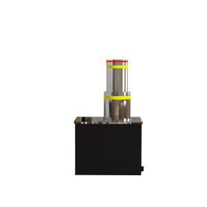 Full Automatic Hydraulic Rising Bollard Shallow Mounted SS304 219mm Diameter