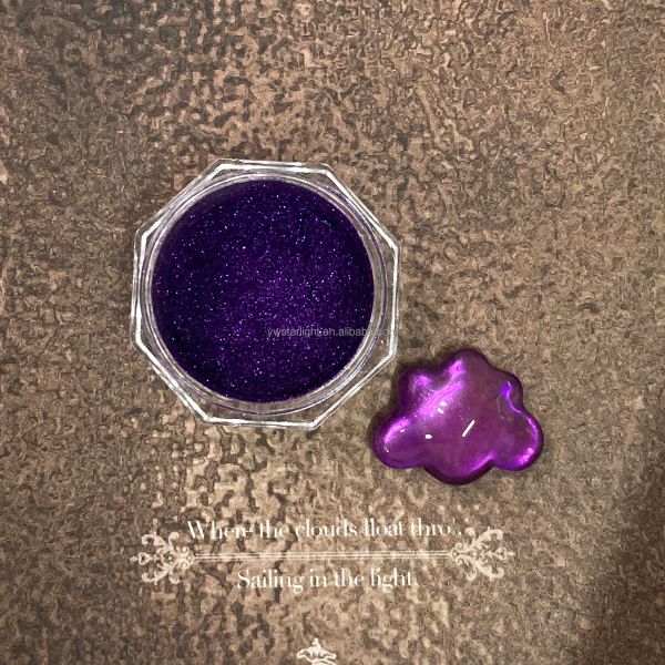 Nail glitters magic mirror powder super bright ultra-fine Aurora chrome nail powder powder golden red green nail decoration