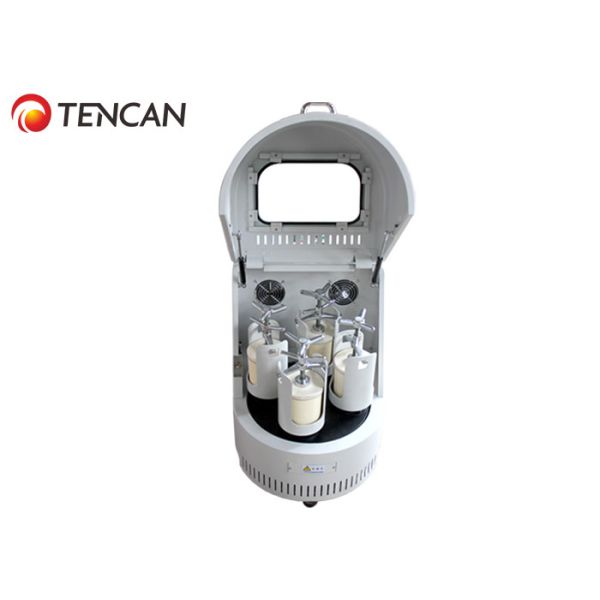 Buy 4 Mill Jars Vertical Laboratory Ball Mill Semi - Circle Round Shape Micron Powder Milling Use at wholesale prices