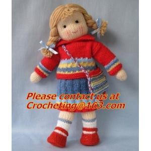 Mannual Knitted Doll standing flower stuffed toysCrocheted Craft Crochet Animal