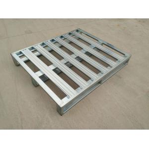 Quality Galvanized Metal Stackable Steel Pallets Heavy Duty 1200x1000 for sale