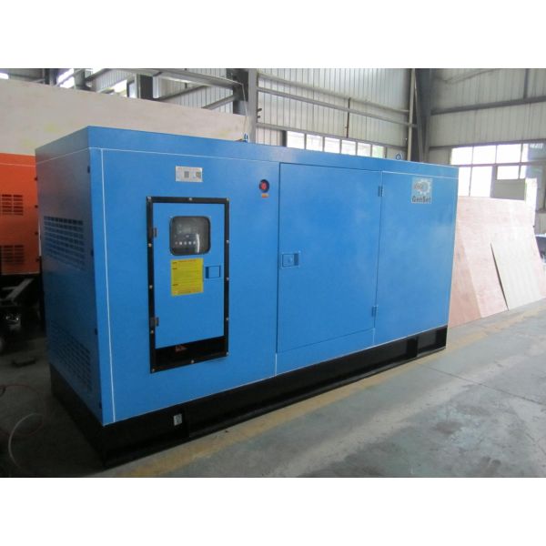 Blue 200KVA Silent Diesel Generator 6CTA8.3-G2 160KW Cummins Diesel Power Generators