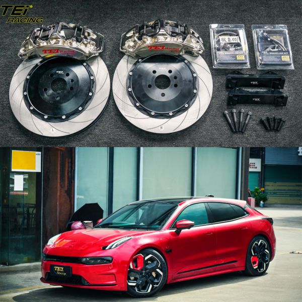 Buy Front Big Brake Kit 6 Piston Caliper With 405x34mm Rotor BBK Auto Brake System For ZEEKR 001 22 Inch Car Rim at wholesale prices