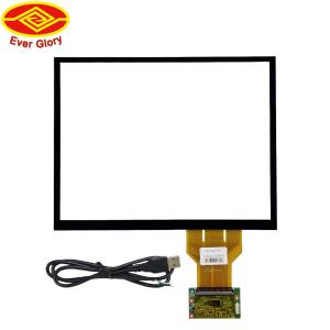 12.1 Inch Industrial Touch Panel LCD With USB I2C RS232 Interface For Transporta