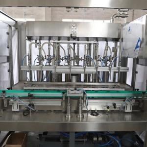Linear Liquid Fruit Jam Automatic Bottle Filling Machine With Mixer