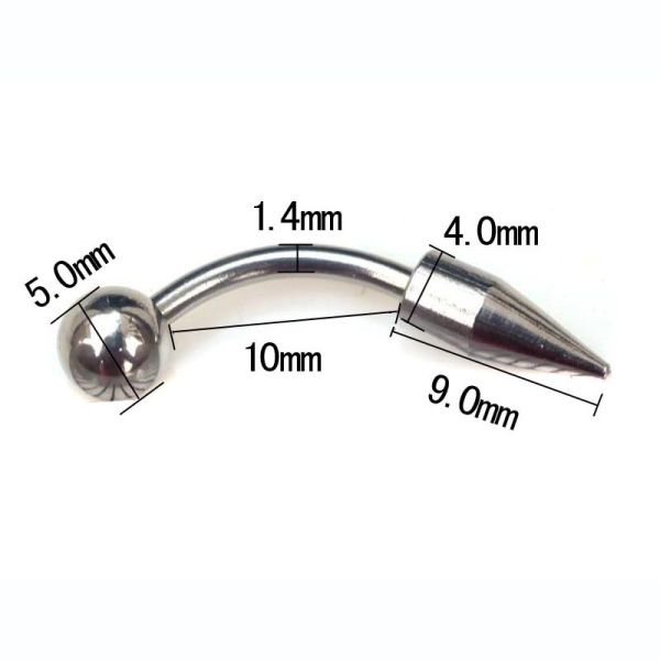 Surgical Stainless Steel Eyebrow Nose Lip Captive Bead Ring Tongue Piercing Tragus Cartilage Earring Body Jewelry