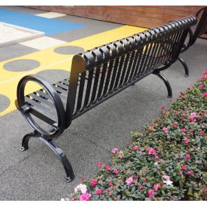 Powder Coating Sunproof 150cm Cast Iron Garden Park Bench