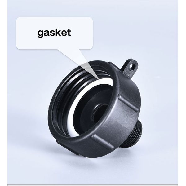 1 Inch Adapter Connector For IBC Tank Valve Fitting and Durable Black Connection