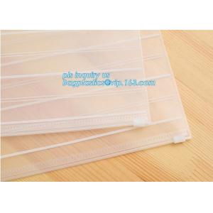 Document File Packaging Biodegradable Slider Packaging, Coex Bags, Translucent