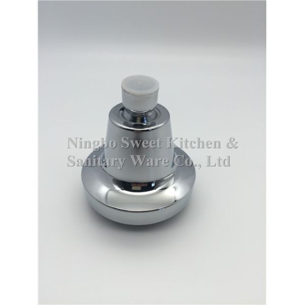 ABS plastic material round chrome plating shower head top shower rain shower wholesale