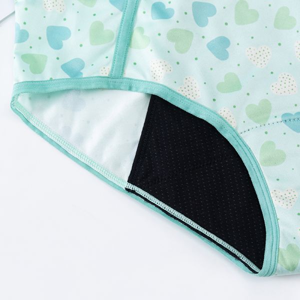 Cotton Spandex Period Panties Underwear Plain Dyed MidRise Maternity Period Underwear