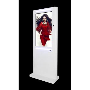 Customzied Wall Mount Touch Screen Monitor 32" With LED Stripes Full HD Camera