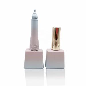 10ml square Glass Empty UV Gel Polish Bottles