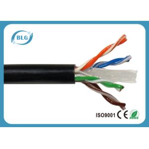 Jelly Filled Cat6 Ethernet Cable , Lan Network Cable With Cross Separator Filler