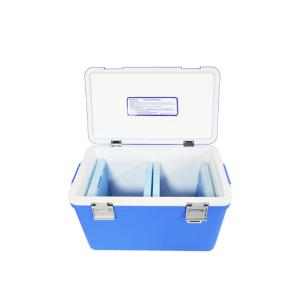 30Liters Medical Cooler Box With Fixed Ice Packs Keep Long Cold Time