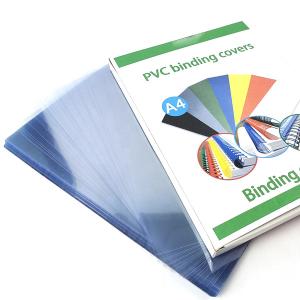 ISO9001 2015 12inch PVC Binding Cover , 250 Micron Clear Binding Covers For