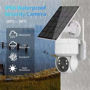 Solar Panel 2MP WiFi Solar CCTV PTZ Camera Outdoor 1080P Wireless Solar Security