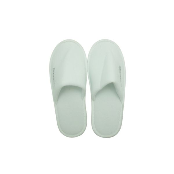 Buy Brushed Fabric Flip Flop Slippers Disposable House Slippers With Close Toe at wholesale prices