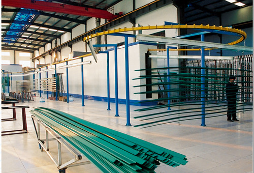 Powder Coating Standard Aluminium Extrusion Profiles / Aluminium Extruded