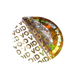 Customized Tamper Evident Adhesive Security Seals Anti Counterfeit Label