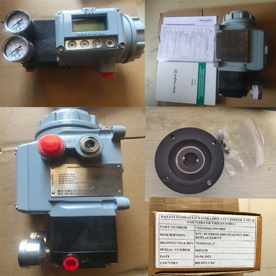 Masoneilan SVI1000 Digital Valve Positioner with HART 4-20mA Signal