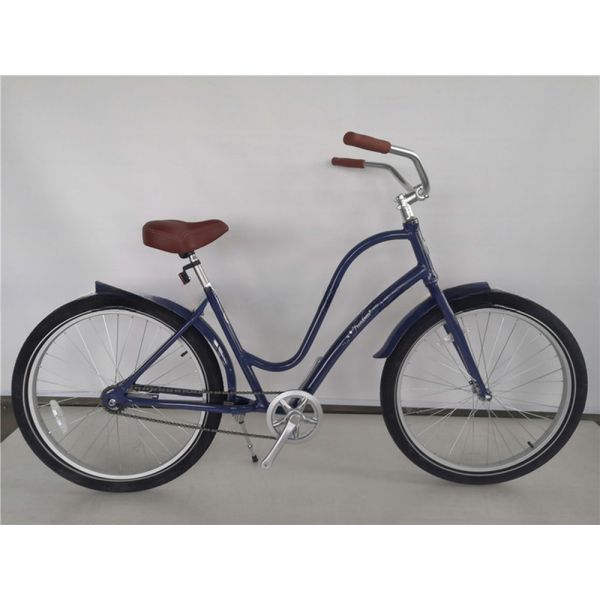 26 Inch 3 Speed Comfort Hybrid Step Through Beach Cruiser Bike with Customized Logo