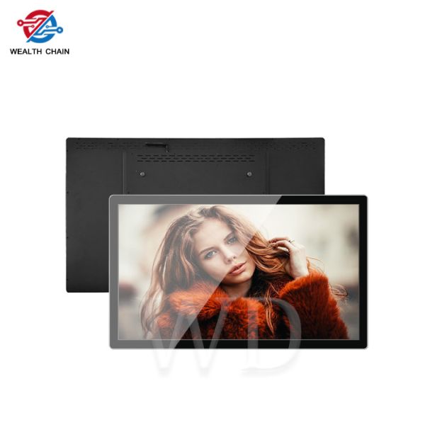 Aluminum Frame 1080P 350Nits Shopping Mall Digital Signage , Wallboard Digital