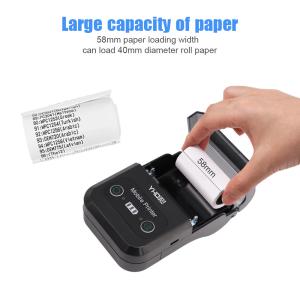 Mini 58mm Thermal Printer Lightweight Portable Thermal Receipt Printer