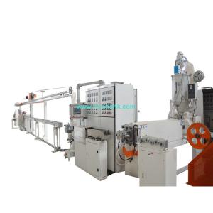 Plastic Sheath PVC Wire Extruder , Electric Cable Extrusion Line