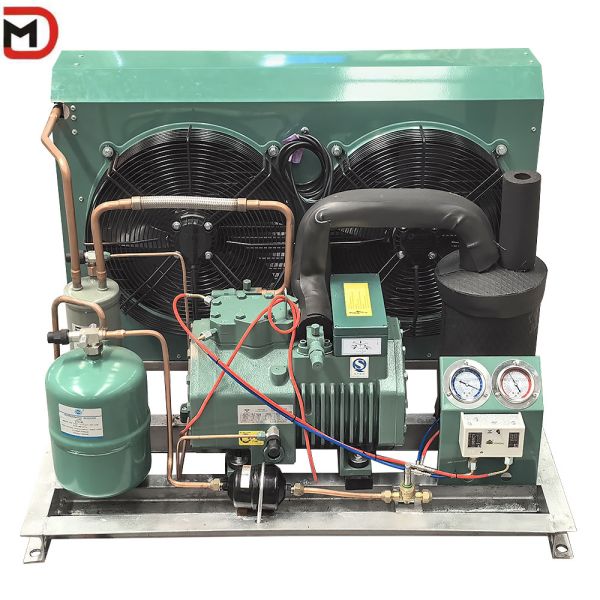 Microprocessor Controlled Condensing Unit with Semi Hermetic Piston Compressor