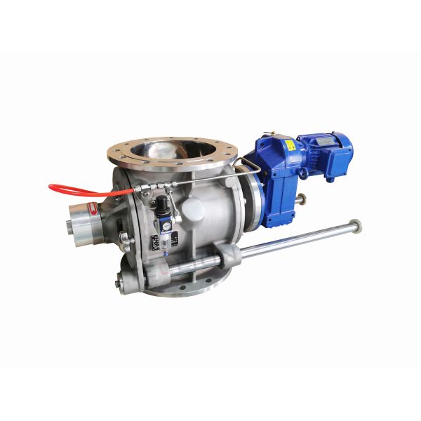 DN250 Electric Air Seal Vacuum Rotary Valve Feeder Quick Cleaning